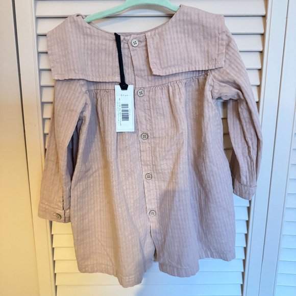 1+ In The Family Dusty Rose Cotton Dress - Picture 3 of 4